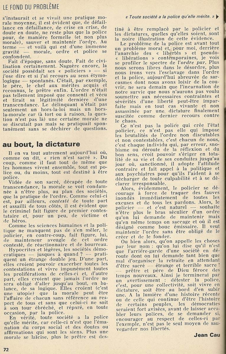 Histoire de la police française